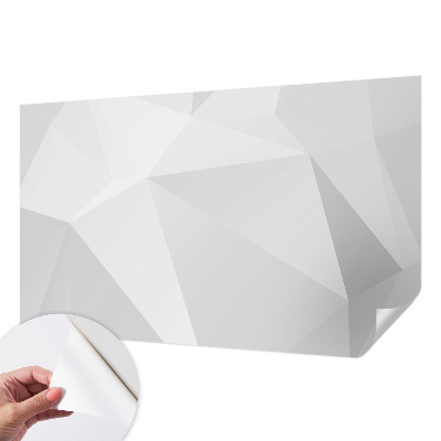 Removable wall mural Gray triangles