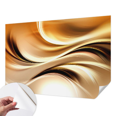 Peel and stick wall mural for living room Fluid lines