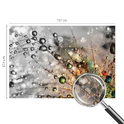 Peel and stick wall mural for kids' room with the I Dew Jewels design