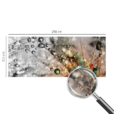 Peel and stick wall mural for kids' room with the I Dew Jewels design