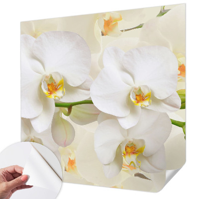 3D wall mural with a floral abundance design