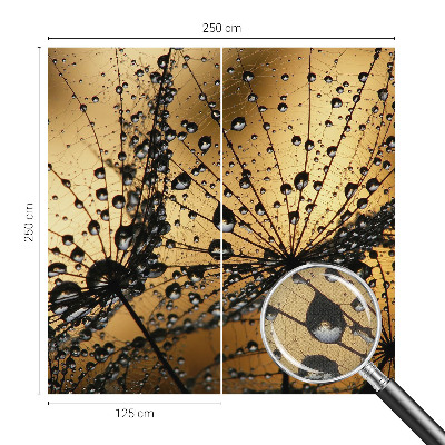 3D photo wallpaper mural Delicate drops