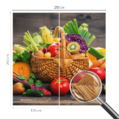 Children's wall mural Fruity richness