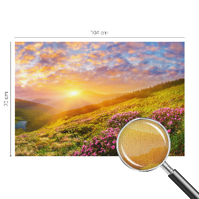 Self-adhesive wall mural Mountain West