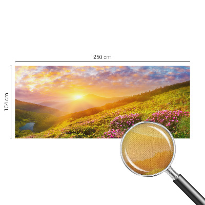 Self-adhesive wall mural Mountain West