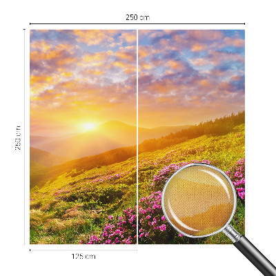 Self-adhesive wall mural Mountain West