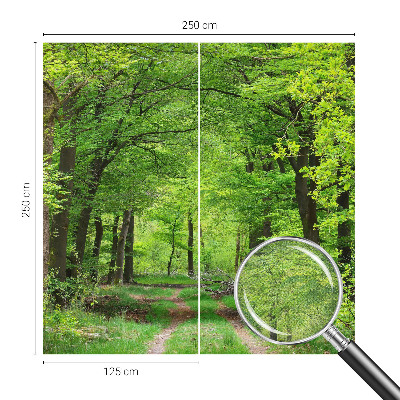 Self-adhesive photo wallpaper Forest path