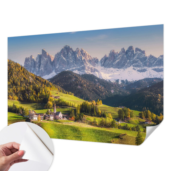 Removable wall mural Mountain landscape