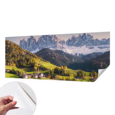 Removable wall mural Mountain landscape