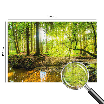 Children's wall mural Green landscape