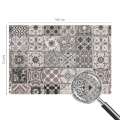 Self-adhesive wall mural Tile patterns