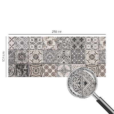 Self-adhesive wall mural Tile patterns