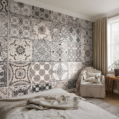 Self-adhesive wall mural Tile patterns