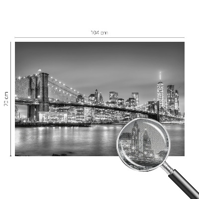 Removable wall mural The metropolis bridge