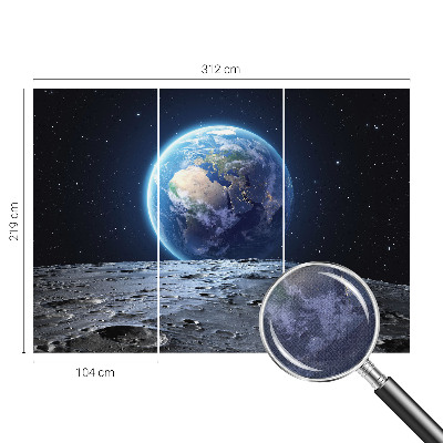 Peel and stick wall mural for living room Cosmic panorama