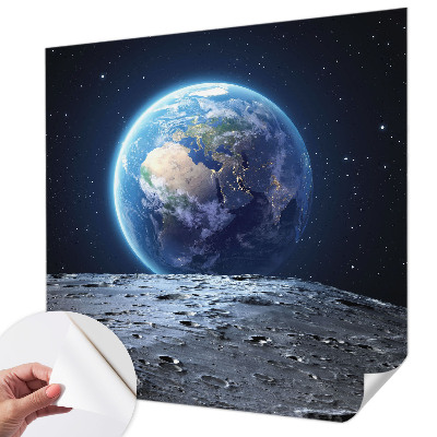 Peel and stick wall mural for living room Cosmic panorama