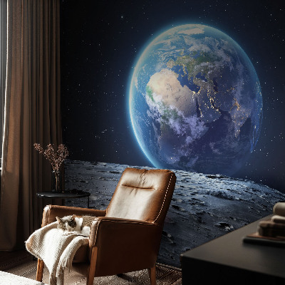 Peel and stick wall mural for living room Cosmic panorama