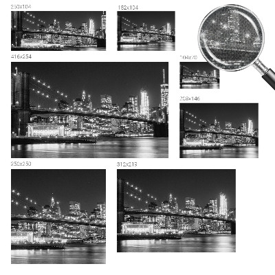 Peel and stick wall mural for bedroom Night panorama