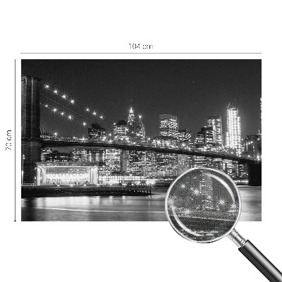 Peel and stick wall mural for bedroom Night panorama