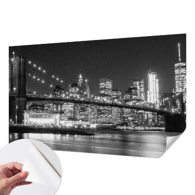 Peel and stick wall mural for bedroom Night panorama