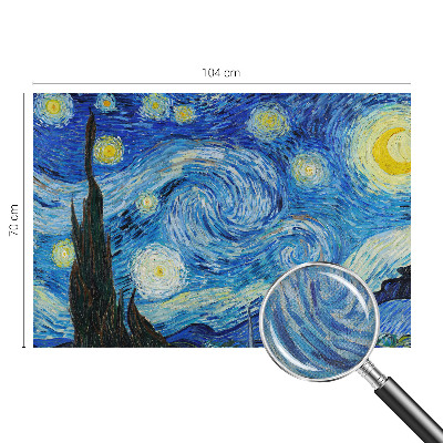 Peel and stick wallpaper mural featuring a night sky design