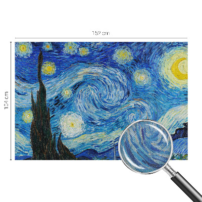 Peel and stick wallpaper mural featuring a night sky design