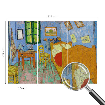 Peel and stick wall mural featuring a cozy decor design