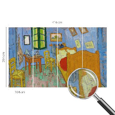 Peel and stick wall mural featuring a cozy decor design