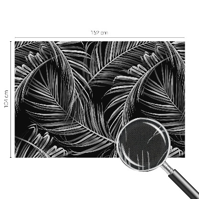 Removable wall mural with an exotic pattern