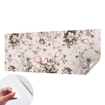 Peel and stick wall mural for bedroom Floral pattern