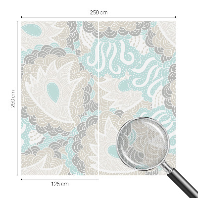 Peel and stick wall mural for kids' room Abstract patterns