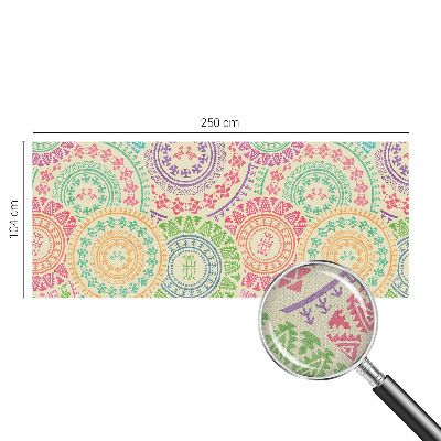 3D wall mural Colorful mandalas