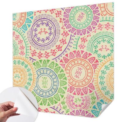 3D wall mural Colorful mandalas