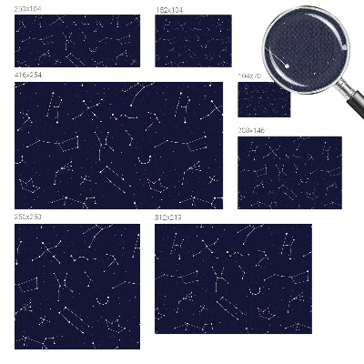 3D photo wallpaper mural with an astro sky design