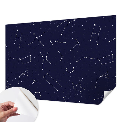 3D photo wallpaper mural with an astro sky design