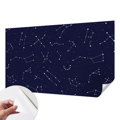 3D photo wallpaper mural with an astro sky design