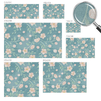 Children's wall mural Floral elegance