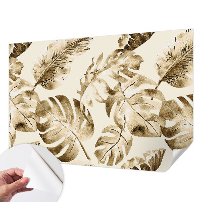 Peel and stick wall mural Exotic flora