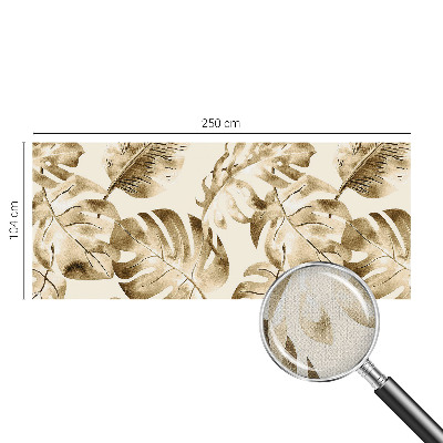 Peel and stick wall mural with an exotic flora design