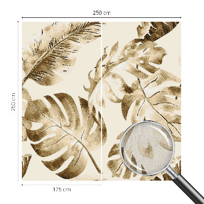 Peel and stick wall mural Exotic flora