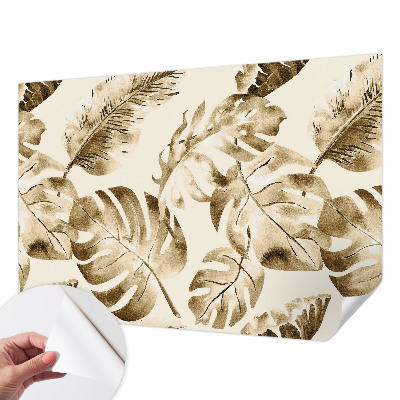 Peel and stick wall mural Exotic flora