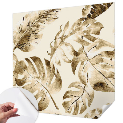 Peel and stick wall mural Exotic flora