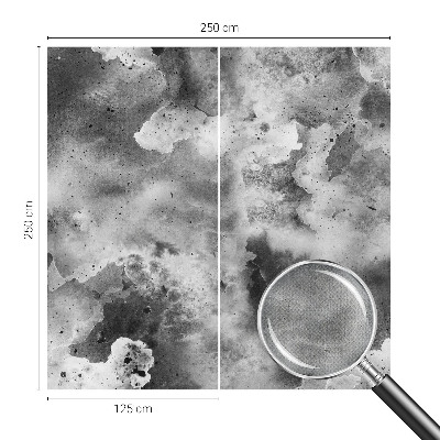 Self-adhesive wall mural Gray clouds
