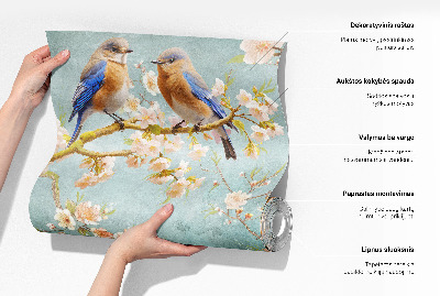 Self-adhesive photo wallpaper Exotic flowers