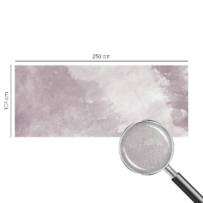 Stick-on wall mural with a purple abstract design