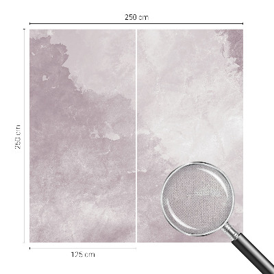 Stick-on wall mural with a purple abstract design