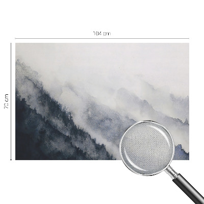 Removable wall mural Mountain fog