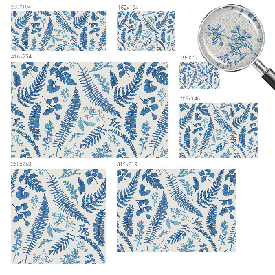 Peel and stick wall mural for bedroom Botanical patterns