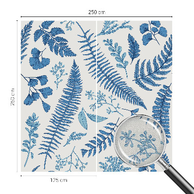 Peel and stick wall mural for bedroom Botanical patterns