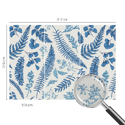 Peel and stick wall mural for bedroom Botanical patterns